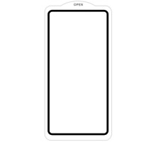 Захисне скло SKLO 5D (тех.пак) для Oppo A6 / A6s / A6x / A6k Чорний / Біла підкладка