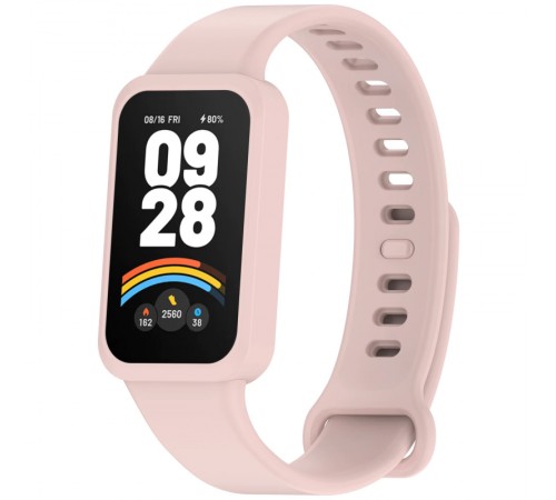 Силіконовий ремінець для Xiaomi Mi Smart Band 9 Active Powder
