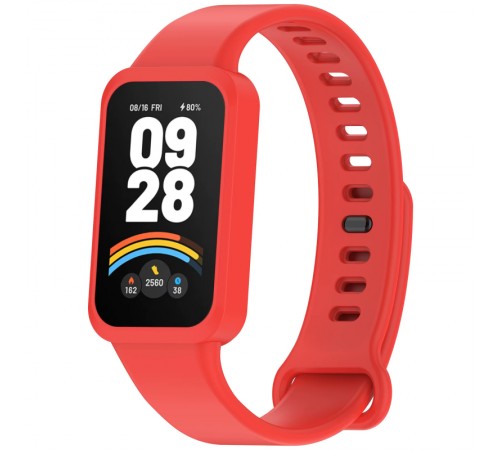 Силіконовий ремінець для Xiaomi Mi Smart Band 9 Active Red