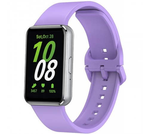 Силіконовий ремінець для Samsung Galaxy Fit3 Elegant purple
