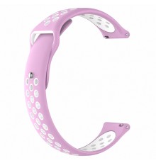 Силіконовий ремінець Active Air для Smart Watch 20mm Powder / White