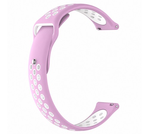 Силіконовий ремінець Active Air для Smart Watch 22mm Powder / White
