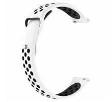 Силіконовий ремінець Active Air для Smart Watch 22mm White / Black