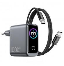 МЗП WIWU CHG300 Voyager PD100W+QC3.0 (1USB-A/2C) + кабель Type-C to Type-C Grey