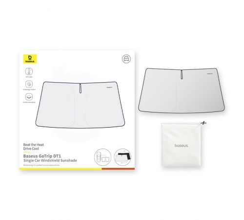Сонцезахисна парасолька для автомобіля Baseus GoTrip DT1 (C01182) Black