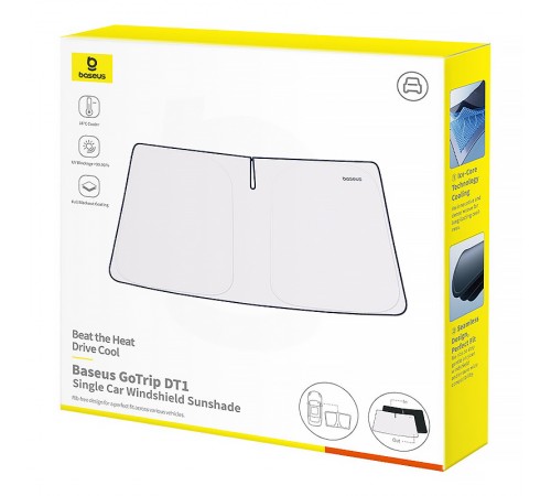 Сонцезахисна парасолька для автомобіля Baseus GoTrip DT1 (C01182) Black