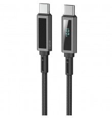 Дата кабель WIWU C079 Warriors Type-C to Type-C 100W (1.2m) Black