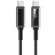 Дата кабель WIWU C079 Warriors Type-C to Type-C 100W (1.2m) Black