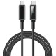 Дата кабель WIWU C079 Warriors Type-C to Type-C 100W (1.2m) Black