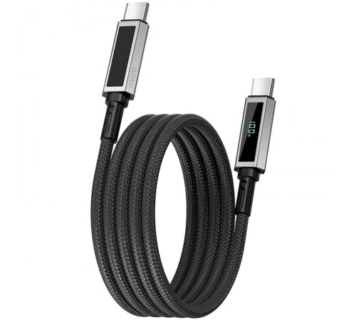 Дата кабель WIWU C079 Warriors Type-C to Type-C 100W (1.2m) Black