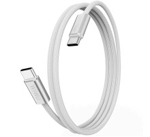 Дата кабель WIWU C101 Essen Type-C to Type-C 240W (1.5m) White