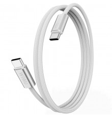 Дата кабель WIWU C101 Essen Type-C to Type-C 240W (1.5m) White