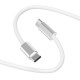 Дата кабель WIWU C101 Essen Type-C to Type-C 240W (1.5m) White