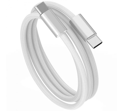 Дата кабель WIWU C101 Essen Type-C to Type-C 240W (1.5m) White