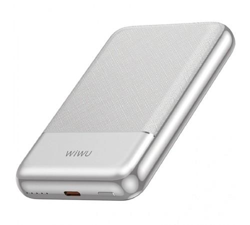 Портативний ЗП Power Bank WIWU P089 Seraph PD20W з БЗП 10000 mAh Silver