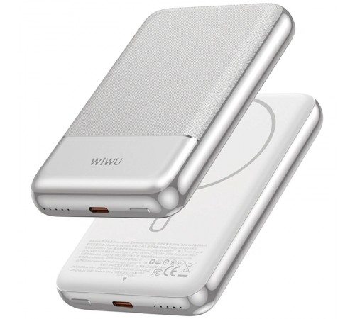 Портативний ЗП Power Bank WIWU P089 Seraph PD20W з БЗП 10000 mAh Silver