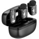 Петличний бездротовий мікрофон WIWU WM008 Dual-mic ANC Type-C Black