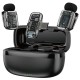 Петличний бездротовий мікрофон WIWU WM008 Dual-mic ANC Type-C Black