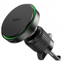 Автотримач з БЗП WIWU CH-325 Warriors Qi2 15W Black