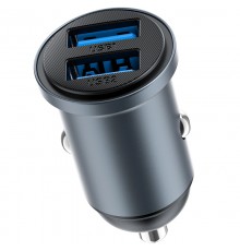 АЗП WIWU CC031 Nano Lite 12W (2USB-A) Gray