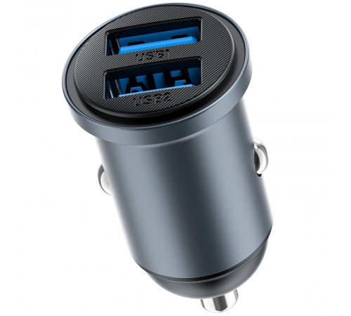 АЗП WIWU CC031 Nano Lite 12W (2USB-A) Gray