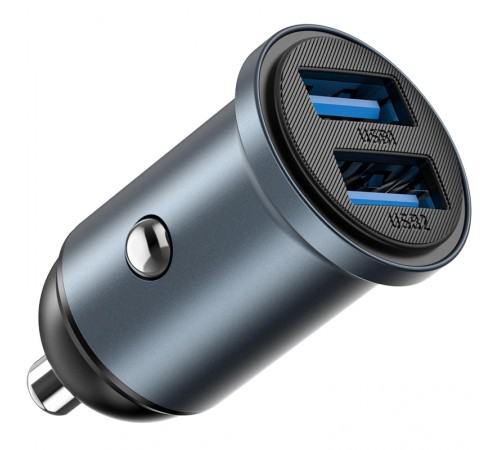 АЗП WIWU CC031 Nano Lite 12W (2USB-A) Gray