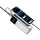 Портативний ЗП Power Bank WIWU PM501 Power Mega PD67W with cable 15000 mAh Silver