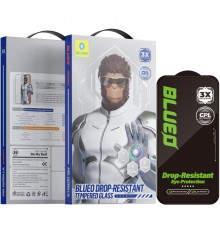 Захисне 2.5D скло Blueo Drop-Resistant (35+ KG) для Apple iPhone 17 / 17 Pro / 16 Pro (6.3") Чорний