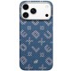 TPU+PC чохол Blueo Gilded Tactile Woven with MagSafe для Apple iPhone 17 Pro Max (6.9") Blue