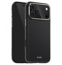 TPU+PC чохол Blueo Aramid Fiber with MagSafe для Apple iPhone 17 Pro Max (6.9") Black
