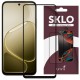 Захисне скло SKLO 3D для Oppo A6 / A6s / A6x / A6k Чорний