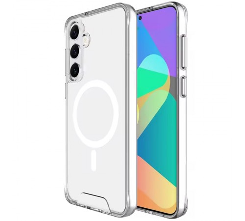 Чохол TPU Space Case with MagSafe для Samsung Galaxy A27 5G/ A37 5G / A36 5G / A56 5G Прозорий