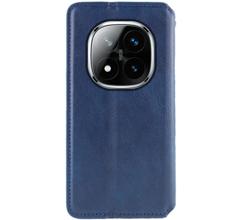 Шкіряний чохол-книжка GETMAN Cubic (PU) для Xiaomi Redmi Note 15 Pro 5G Синій