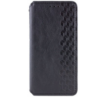 Шкіряний чохол-книжка GETMAN Cubic (PU) для Motorola Moto G57 / G57 Power Чорний