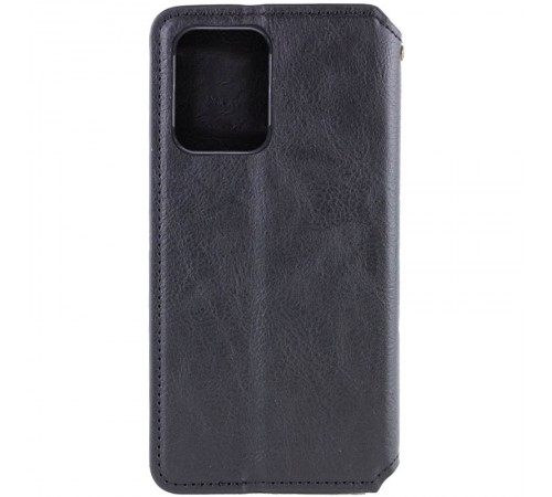 Шкіряний чохол-книжка GETMAN Cubic (PU) для Motorola Moto G57 / G57 Power Чорний