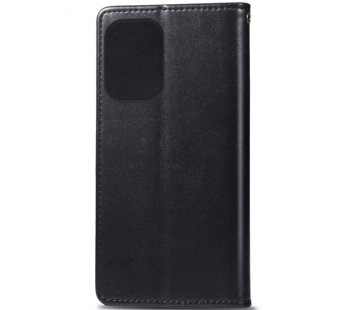 Шкіряний чохол-книжка GETMAN Gallant (PU) для Motorola Moto G67 / G77 Чорний