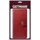 Шкіряний чохол-книжка GETMAN Gallant (PU) для Motorola Moto G67 / G77 Червоний