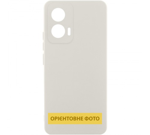 Чохол Silicone Cover Lakshmi Full Camera (AAA) для Xiaomi Poco M7 Білий / White