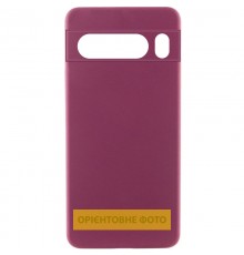 Чохол Silicone Cover Lakshmi Full Camera (AAA) для Xiaomi Poco M7 Бордовий / Plum