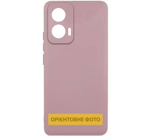 Чохол Silicone Cover Lakshmi Full Camera (AAA) для Xiaomi Poco M7 Рожевий / Pink Sand