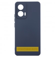 Чохол Silicone Cover Lakshmi Full Camera (AAA) для Xiaomi Poco M7 Темно-синій / Midnight blue
