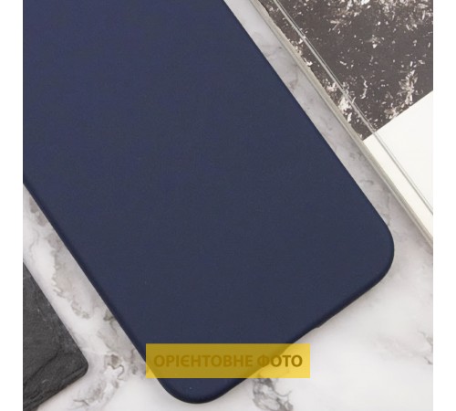 Чохол Silicone Cover Lakshmi Full Camera (AAA) для Xiaomi Poco M7 Темно-синій / Midnight blue