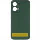 Чохол Silicone Cover Lakshmi Full Camera (AAA) для Xiaomi Poco M7 Зелений / Cyprus Green