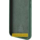 Чохол Silicone Cover Lakshmi Full Camera (AAA) для Xiaomi Poco M7 Зелений / Cyprus Green