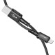Дата кабель Acefast C1-02 USB to Lightning 2.4A (1.2m) Black