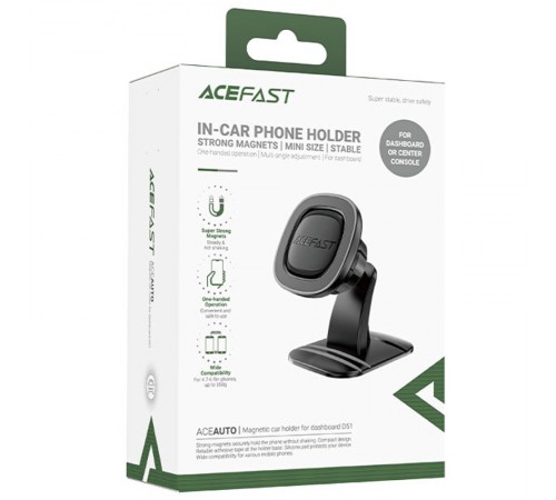 Автотримач Acefast D51 Magnetic Wireless Black