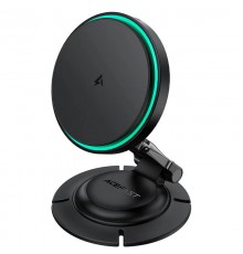 Автотримач з БЗП Acefast D65 Magnetic Wireless Charging 15W Black