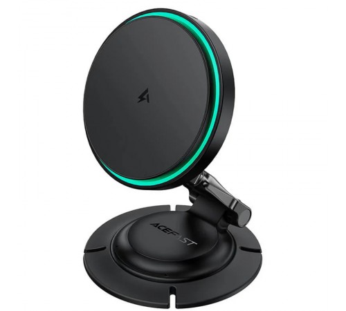 Автотримач з БЗП Acefast D65 Magnetic Wireless Charging 15W Black