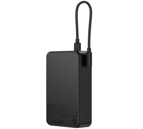 Портативний ЗП Power Bank Acefast M29 22.5W with cable 20000 mAh Black
