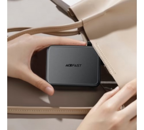 Портативний ЗП Power Bank Acefast M28 22.5W with cable 10000 mAh Black